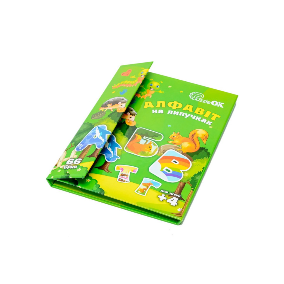 Розвиваючий дитячий "Алфавіт на липучках" Puz-26919, 66 букв Вінниця - фото 2