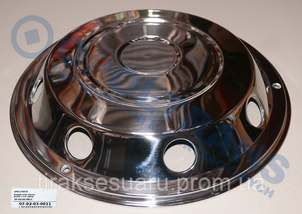 Ковпак колеса передній 17.5 (нержавійка) Ковпаки на автобус  17.5 Ковпаки на колеса 17.5 Луцьк - фото 2