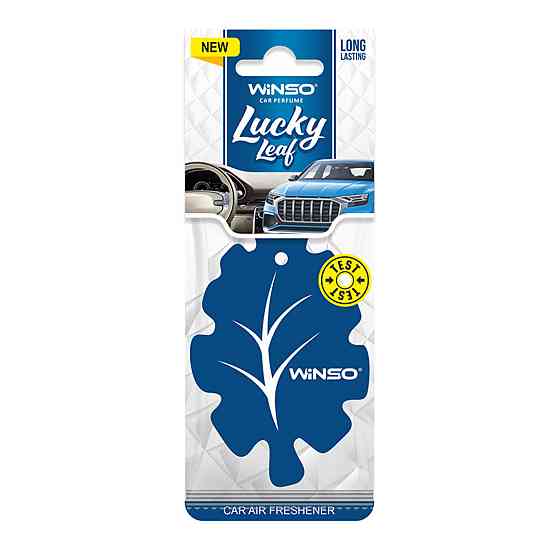 Освежитель воздуха WINSO Lucky Leaf, целлюлозный ароматизатор, New Car Київ