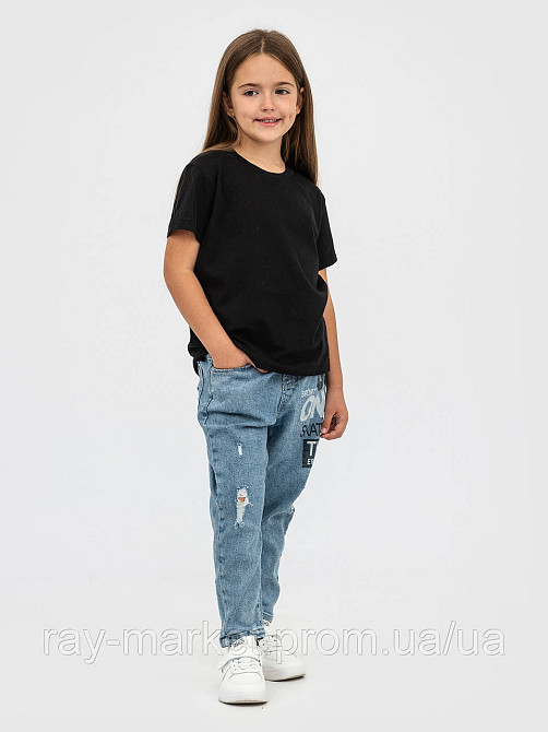 Футболка дитяча базова Stedman Classic-T Kids для дівчаток чорна (ST2200W-BLO) M Київ - фото 3