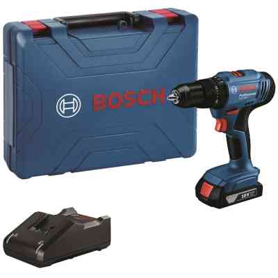 Шуруповерт Bosch GSB 183-LI 18V, 1х2Ah, 21-56Нм, 374-1815 об/хв, кейс, 1.2кг (0.601.9K9.101) Вінниця