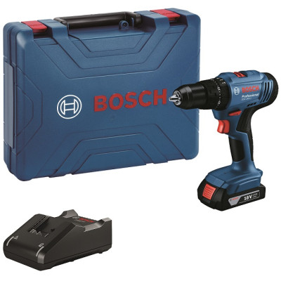 Шуруповерт Bosch GSB 183-LI 18V, 1х2Ah, 21-56Нм, 374-1815 об/хв, кейс, 1.2кг (0.601.9K9.101) Вінниця - фото 1