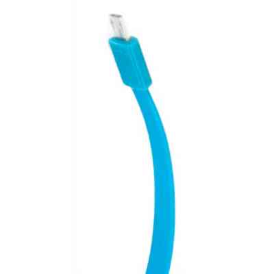 Дата кабель USB 2.0 AM to Micro 5P 0.2m браслет blue Extradigital (KBU1784) Вінниця