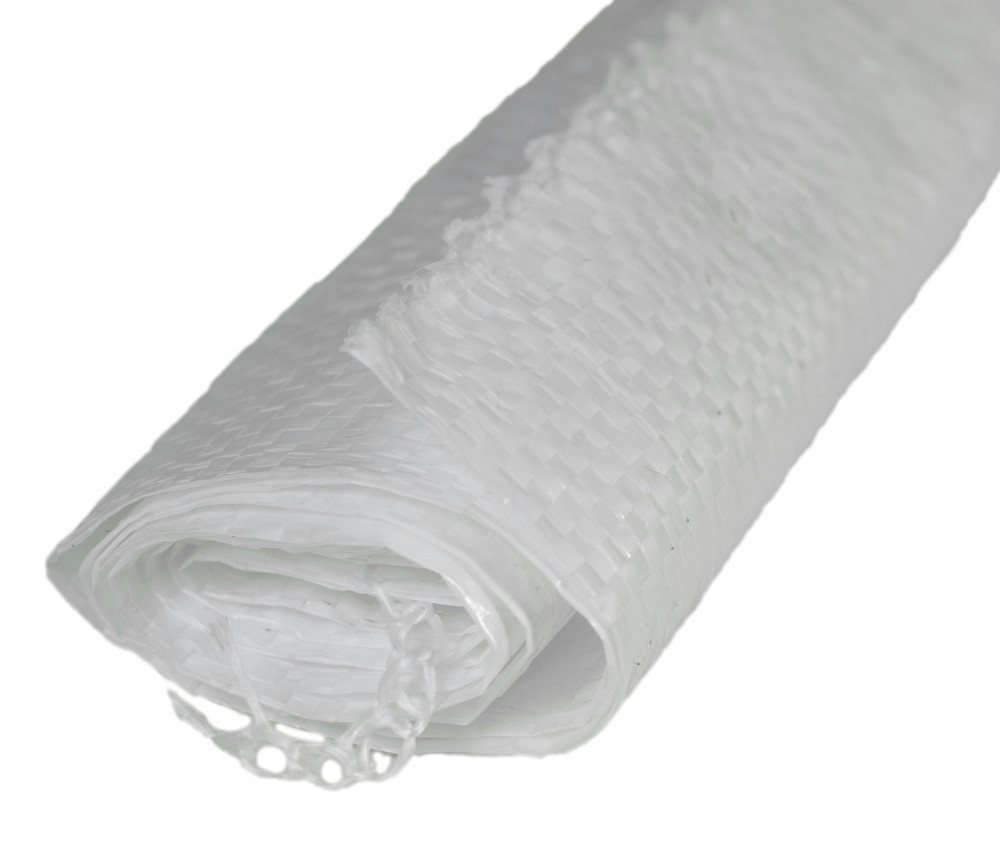 Мешок 105см*55см полипропиленовый белый плотный строительный (62 грамма) Днепр - изображение 3