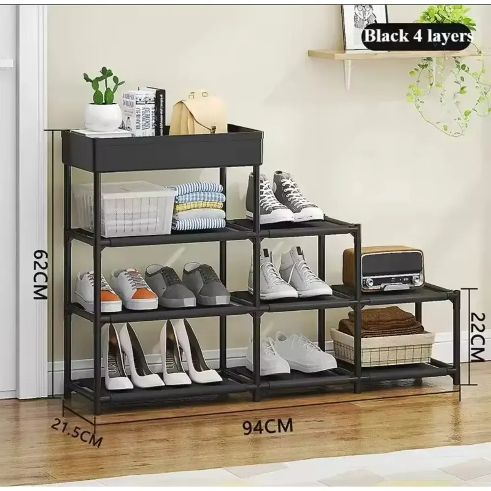 Полка для обуви 4 вертикальные полоки AND-10 YH9804-4 Коломия - фото 4