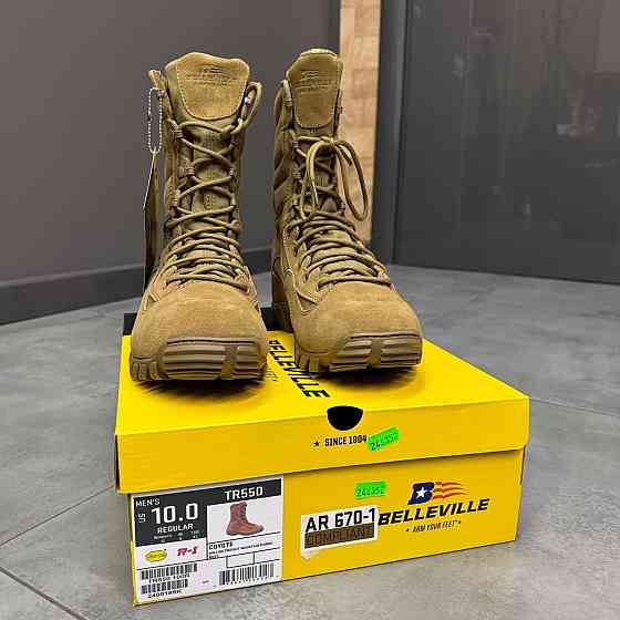 Берці Belleville KHYBER TR550 Hot weather multi-terrain boot, розмір 10/43, колір Койот, стандарт армії США (TR550 100R) Solmir Київ
