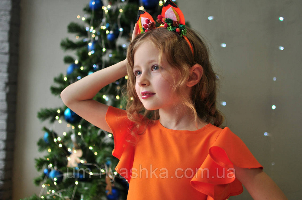 Обруч с ушками Лисичка Ушки Лисички Ушки Белочки Кривой Рог - изображение 3