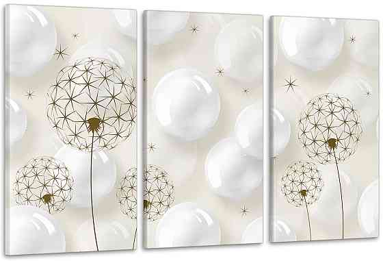 Модульна картина Квіти Art-12_3a 70x130 см Київ