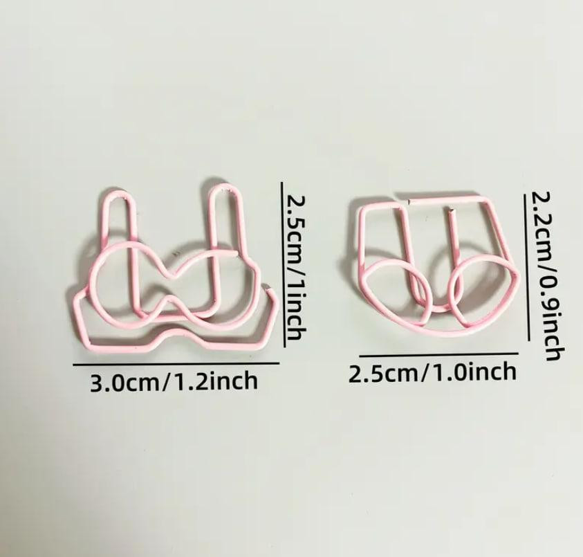 10 шт. Бюстгальтеры, креативные розовые скобы для бумаги. Киев - изображение 3