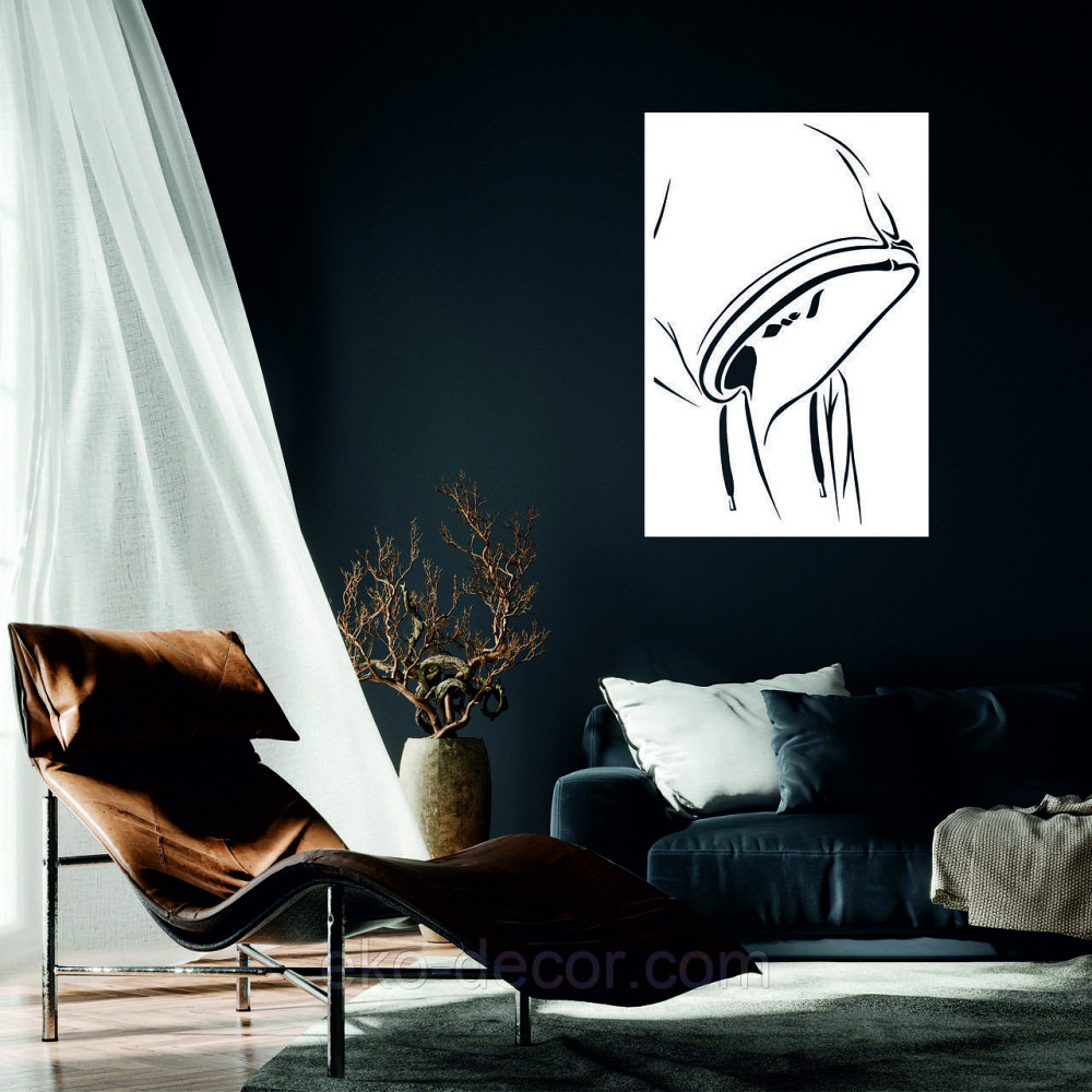 Декоративне настінне Панно «Силует», Декор на стіну Київ - фото 1