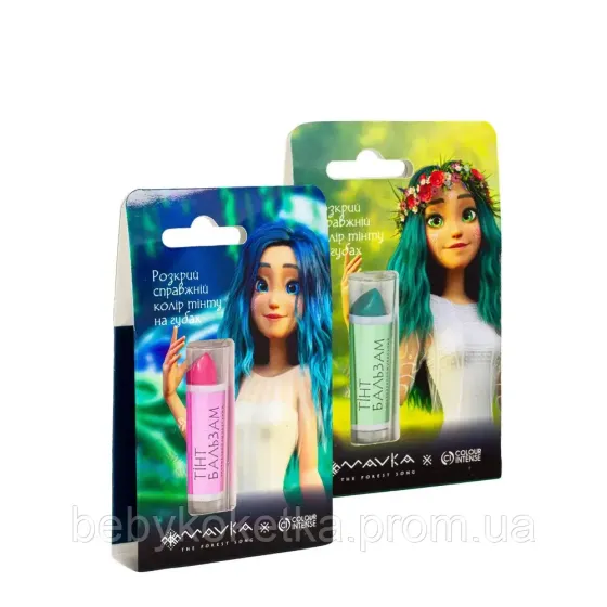 Бальзам тінт для губ Mavka Colour Intense Душа Лісу. Львів