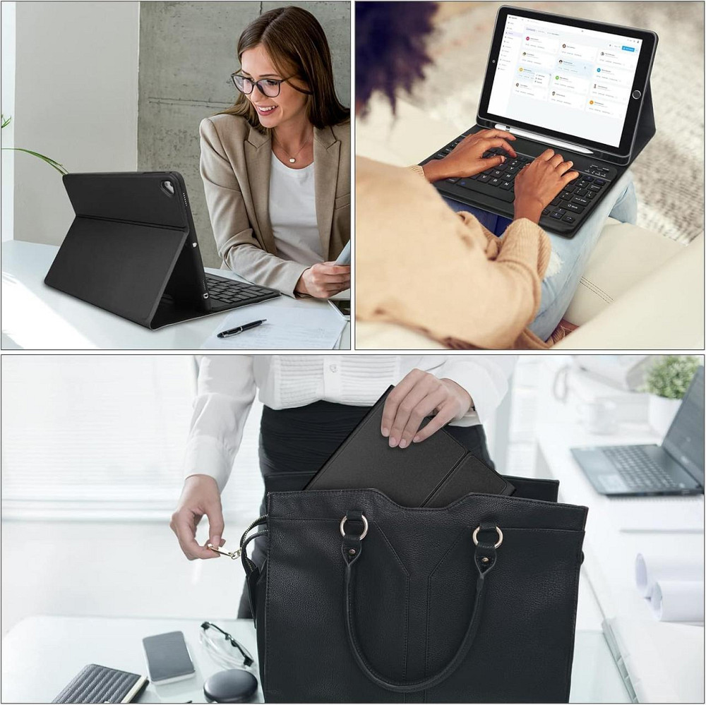 Чехол со съемной клавиатурой Bluetooth JADEMALL iPad 9.7 2018/ iPad 9.7 2017/ iPad Air 2/ iPad Air/ iPad Pro 9.7 Днепр - изображение 8