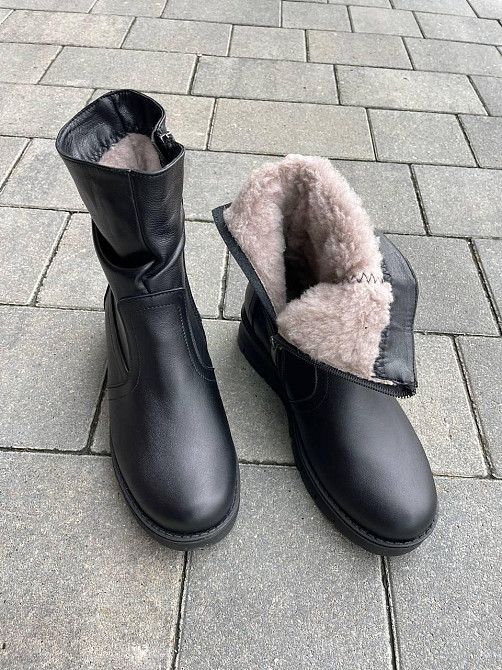 Tiffany Черевики жіночі TIFFANY 3828 чорні (зима, шкіра натуральна) (5641) 42 Коломыя - изображение 1