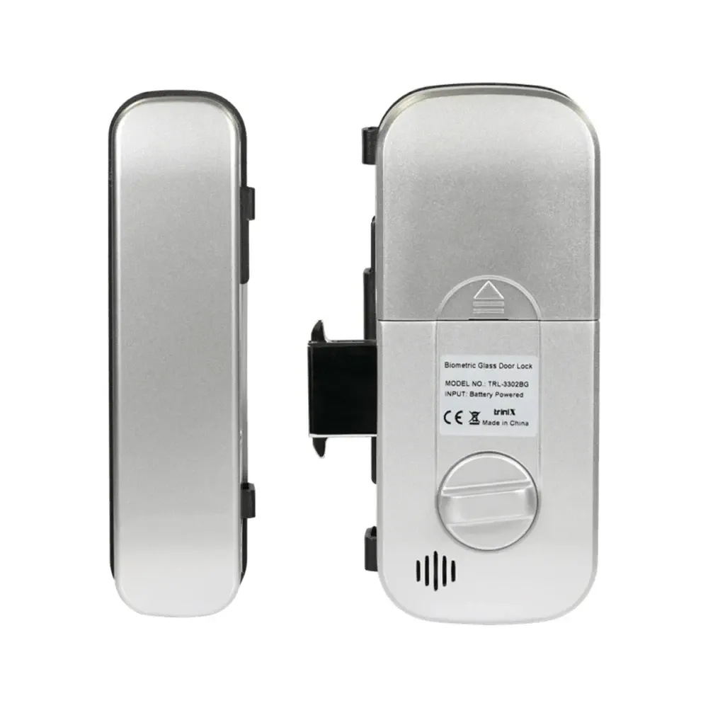 Замок біометричний автономний на скляні двері Trinix TRL-3302BG зі зчитувачем відбитків пальців і карт EM-Marine (65-00003) Киев - изображение 5