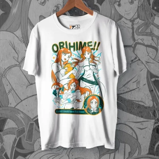 Футболка чоловіча з  принтом Блич Оріхіме WE Розмір 48 Anime0993 Дніпро