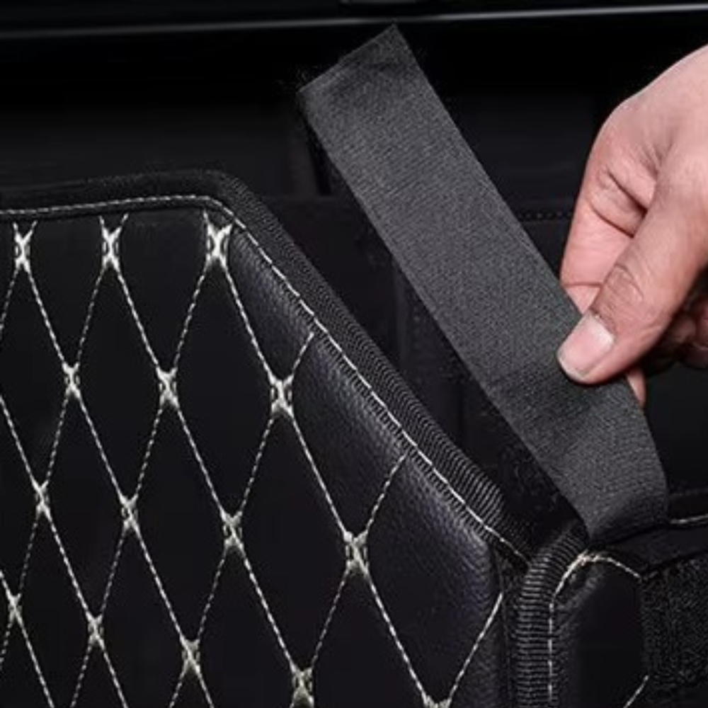 Органайзер-сумка автомобильный в багажник машины саквояж ящик для хранения акссесуаров в авто с ручкой 55х30х30 см (L) Каменец-Подольский - изображение 3