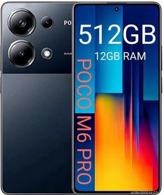 Смартфон POCO M6 Pro 12/512Gb Black Київ - фото 5