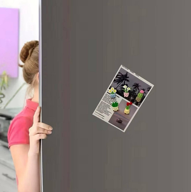 Набор магнитов на холодильник растения в горшках 5 шт декоративные магниты Киев - изображение 3
