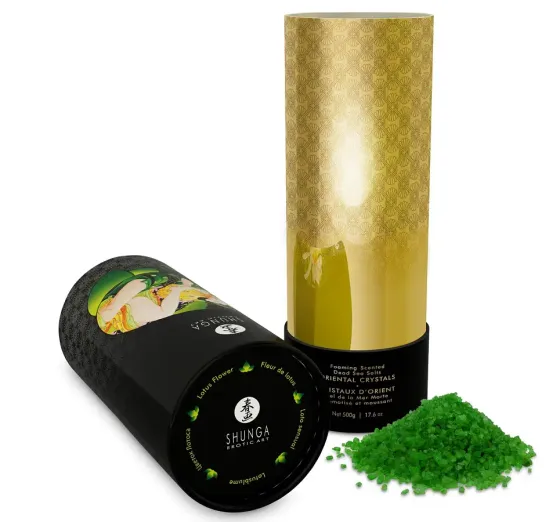 Сіль для ванни Shunga Oriental Crystals Bath Salts ORGANIC – Lotus Flower (500 г) сіль Мертвого моря Львів