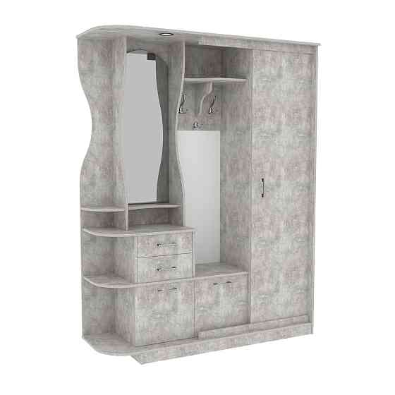 Прихожая Люкс-купе LUX, Бетон, 1600/500/2100 Львов