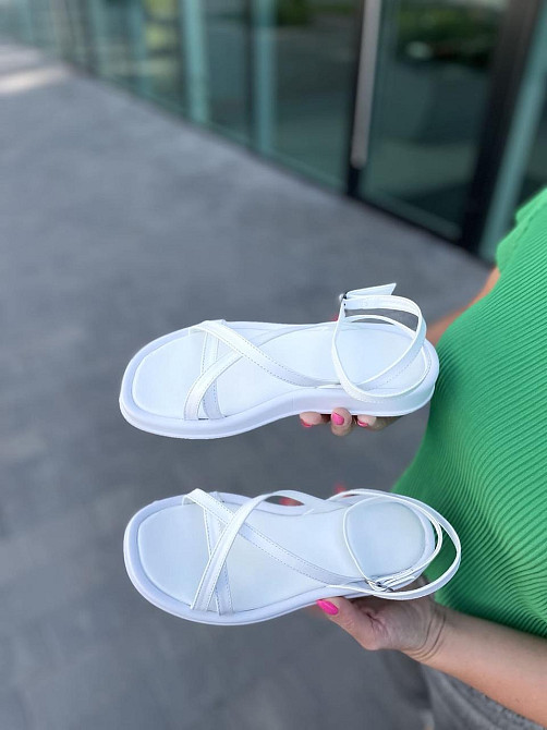 No brend Босоніжки жіночі 47 білі (літо, шкіра натуральна) (5252) 36-40 Коломия - фото 4