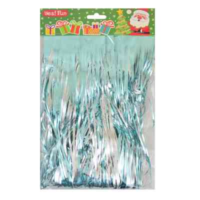 Мішура YES! Fun Блискучий дощ Для створення фотозони l-50 см h-270 см Ментолово-срібна (980311) Вінниця