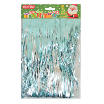 Мішура YES! Fun Блискучий дощ Для створення фотозони l-50 см h-270 см Ментолово-срібна (980311) Вінниця - фото 1