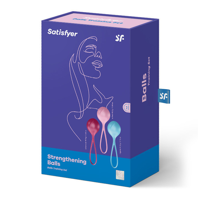 Набор вагинальных шариков Satisfyer Balls C03 single (set of 3) Sex Aura Киев - изображение 4