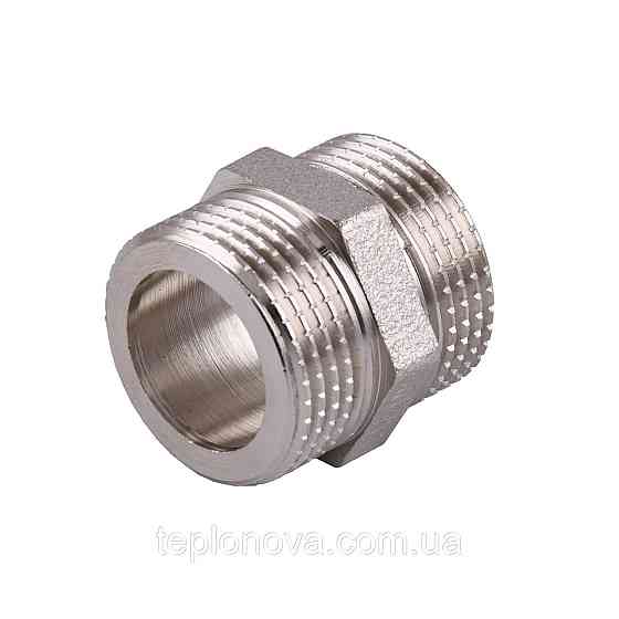 Ніпель 3/4| Н нікельований під прокладку NN442G OPTIMUM Чернівці