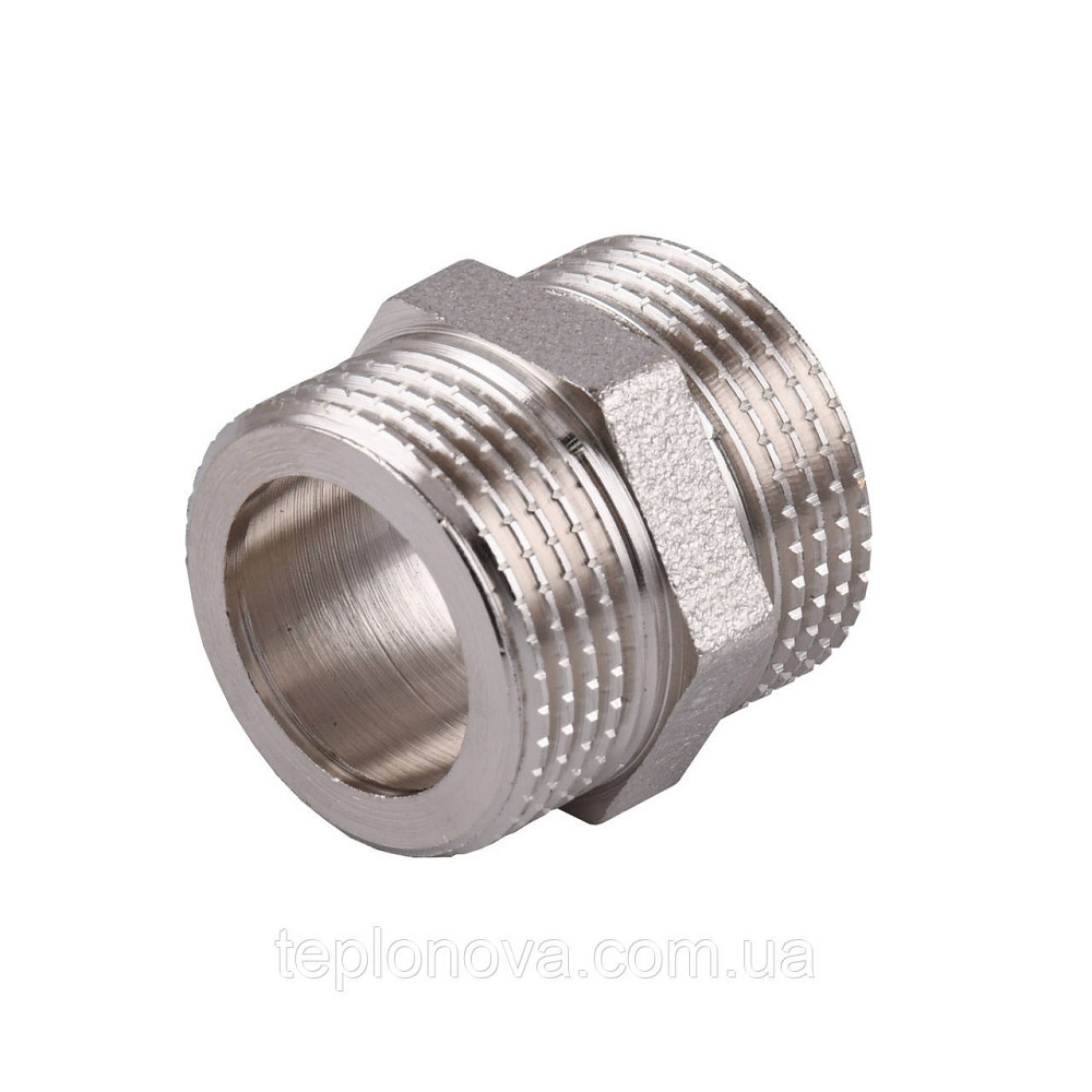 Ніпель 3/4| Н нікельований під прокладку NN442G OPTIMUM Чернівці - фото 1