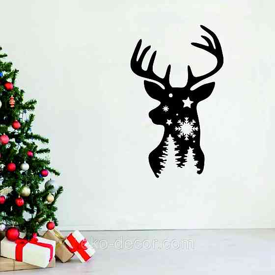 Декоративное настенное Панно «Олень», Декор на стену Киев