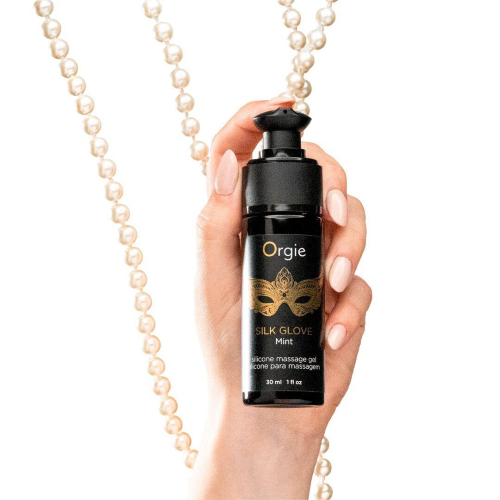 Набір для перлинного масажу Orgie – Pearls Lust Massage (30 мл), силіконовий гель, намисто Sex Aura Київ - фото 2