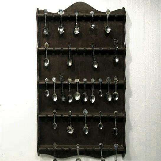 Полиця для колекції ложок "Раглен" венге Миколаїв - фото 1