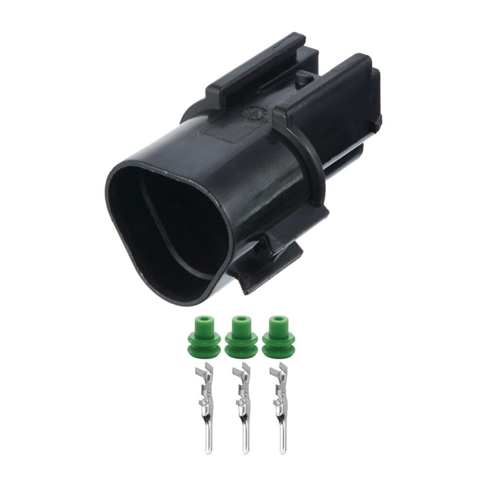 Роз'єм конектор 3-кон., PB621-0302 KUM Китай, Японія універс., Моторний відсік, Hyundai, Kia, Mitsubishi Київ - фото 1