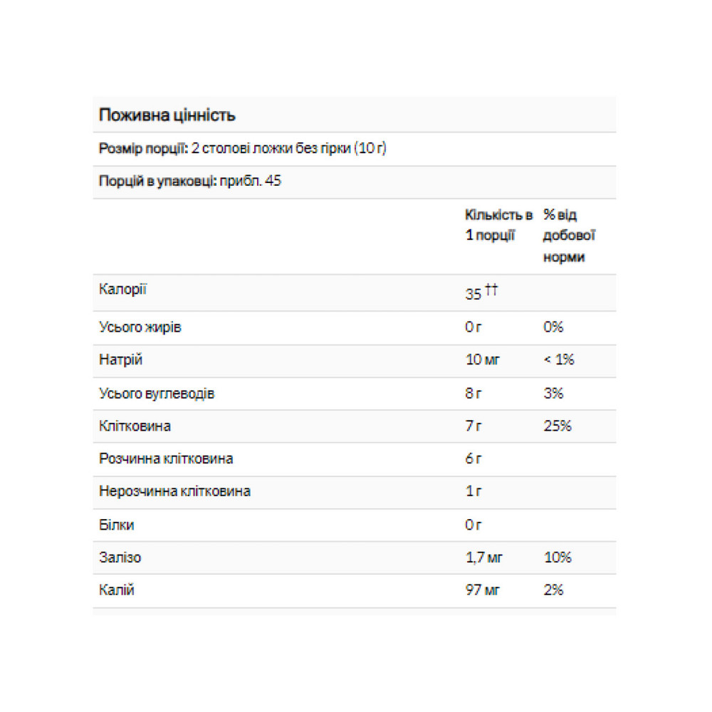 Psyllium Husks Whole - 454g Київ - фото 2