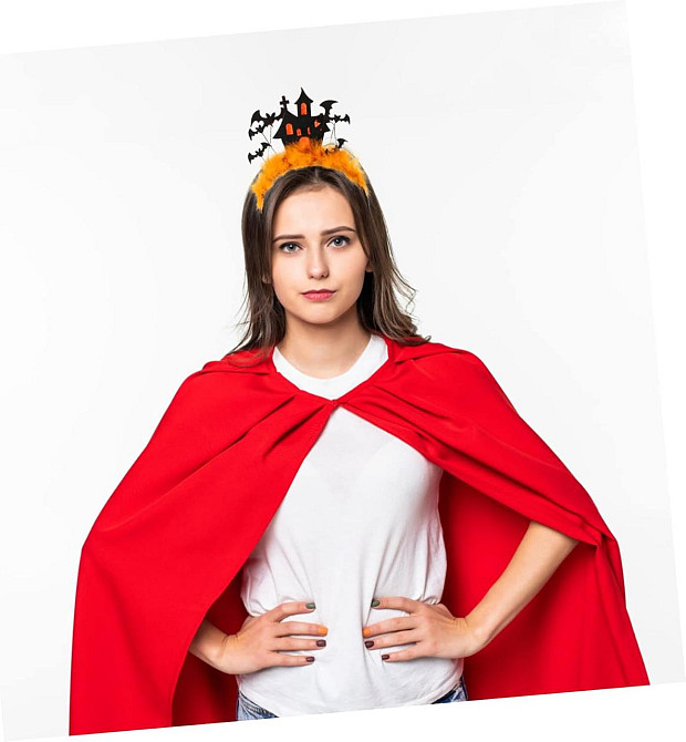 Обруч для волосся Toddmomy Halloween чорний роги аксесуар на голову на Хелловін карнавальний для дівчат Київ - фото 7