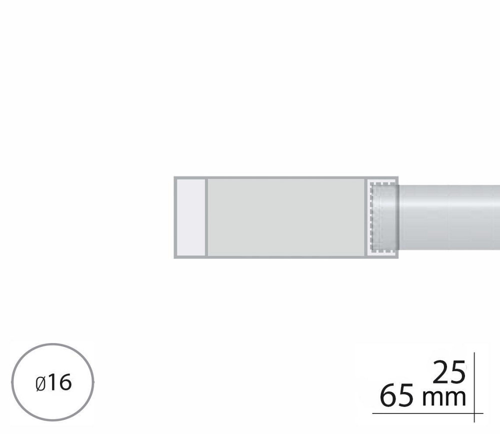 Закінчення для карнизу Orvit КВАДРО 16 мм АНТИК Львів - фото 2