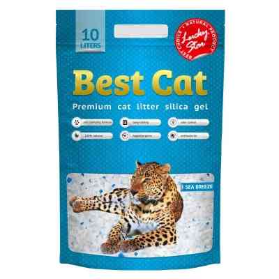Наполнитель для туалета Best Cat Blue Силикагелевый 10 л (4820281500404) Вінниця