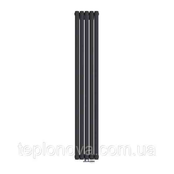 Дизайнерський радіатор 1800/295 (мм) чорний мат IDEALE ADELE (універсальне підключення) 12 5/1800/295 Чернівці