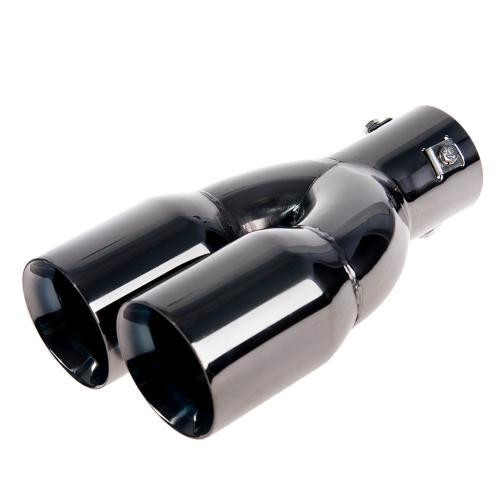 Насадка на глушитель НГ-0128-BK, внутренний диаметр 64мм, длина 244мм, наружный диаметр 76мм, двойная Харьков - изображение 1