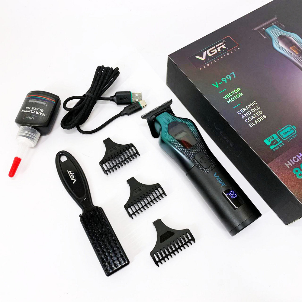 Машинка для стрижки волосся бездротова, Машинка для стрижки волосся потужна Електромашинка TP-65 Львів - фото 3