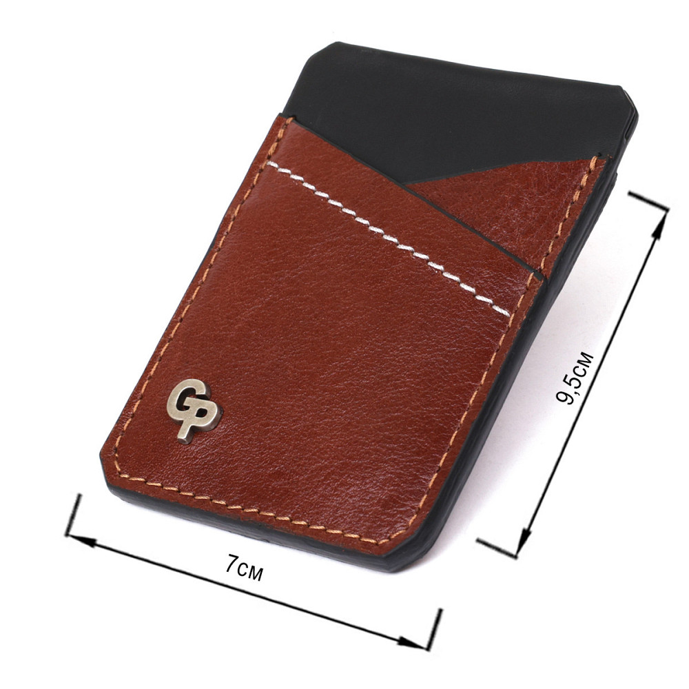 Чоловічий шкіряний картхолдер Коричневий (GRANDE PELLE) Київ - фото 7