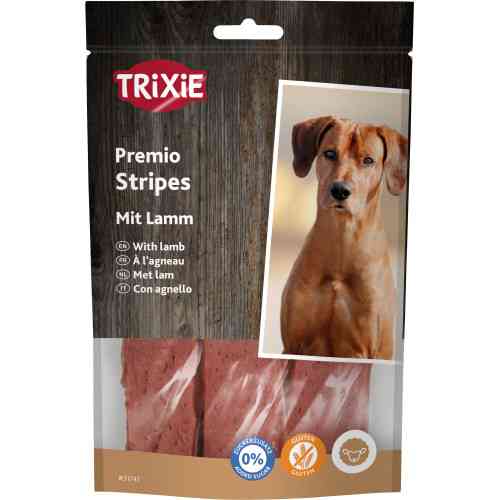 Ласощі Trixie Premio Lamb Stripes для собак полоски з ягням 100 г Київ