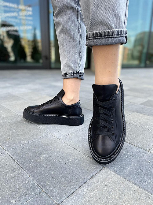 DeLis Туфлі жіночі DeLis 3404-122 чорні (весна-осінь, шкіра натуральна) (4778) лише 36р.і 41р. Коломия - фото 1