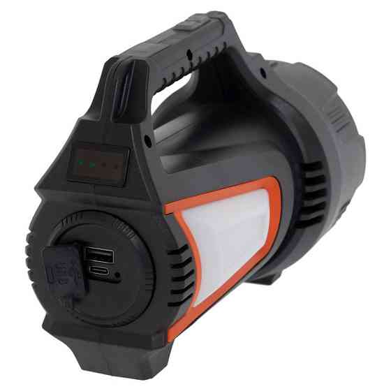 Кемпинговый фонарь X-Balog T100-JS881B 10W XHP + SMD (белый-красный-синий) Type-C 4х18650 (4 + 4 реж Винница