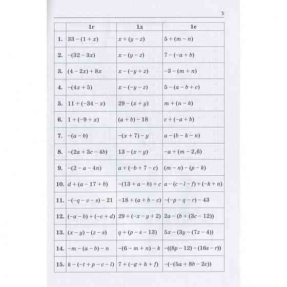 Навчальна книга 3000 вправ та завдань. Математика 5-6 клас. Розкриття дужок 15295 Вінниця