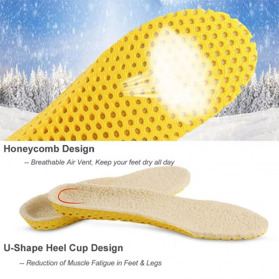 Стельки амортизационные обрезные дышащие соты с мехом 40-46 Винница - изображение 2