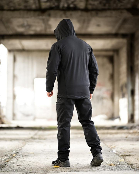 Тактичний костюм Softshell 5в1 LUNAR чорний ТР6407 Одеса - фото 6