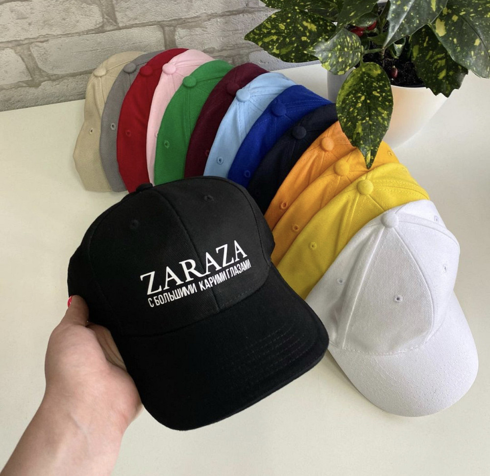 Стильна кепка/ бейсболка "ZARAZA з великими карими очима". Чернівці - фото 1