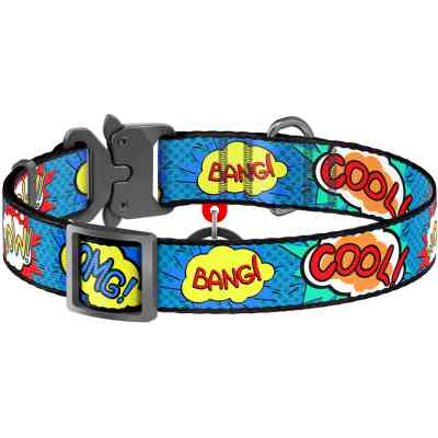 Ошейник для животных WAUDOG Nylon "ВАУ" металлическая пряжка-фастекс L (5111) Винница